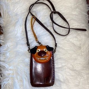 Handmade Doggie crossbody bag